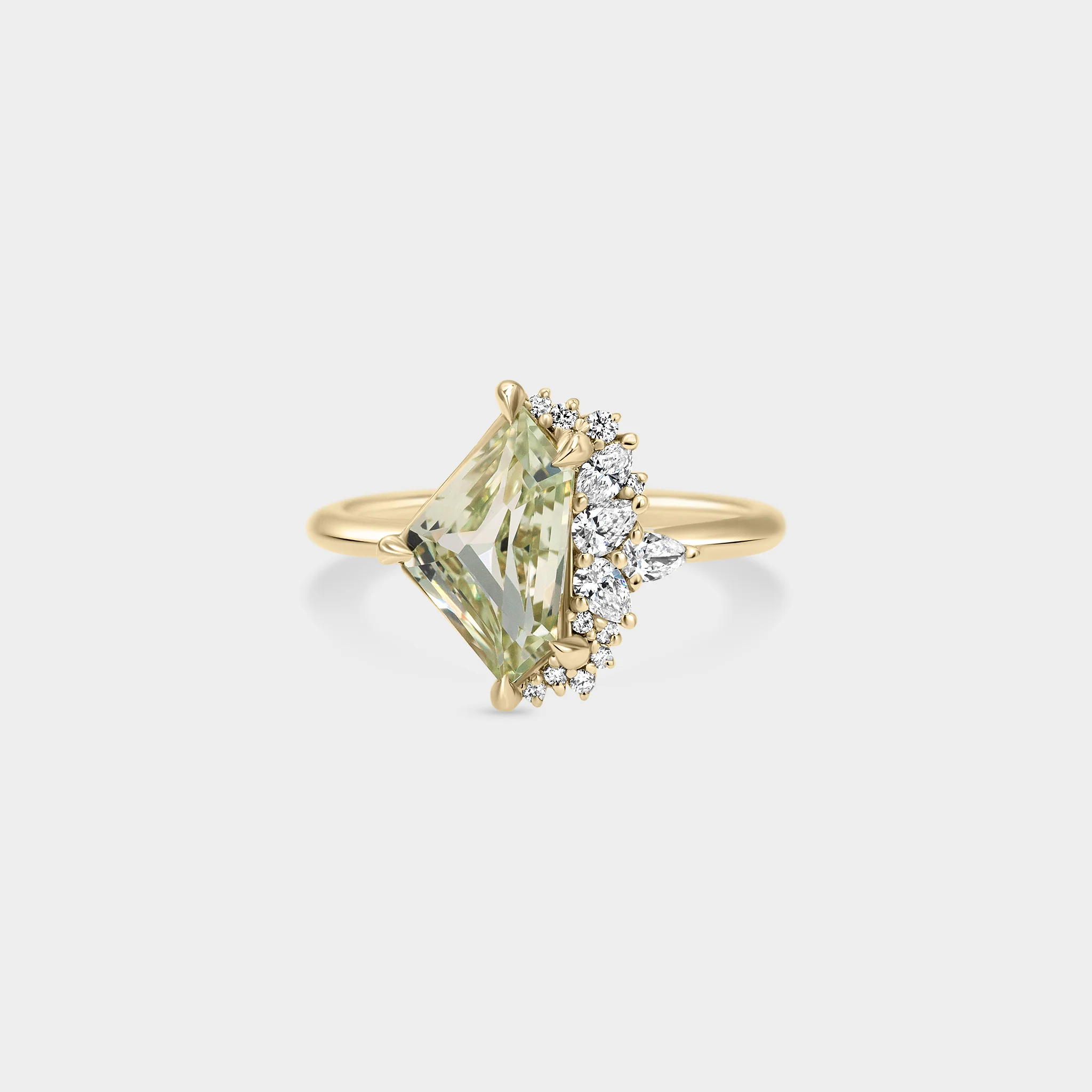 2.01ct Irregular Cluster of Sapphire