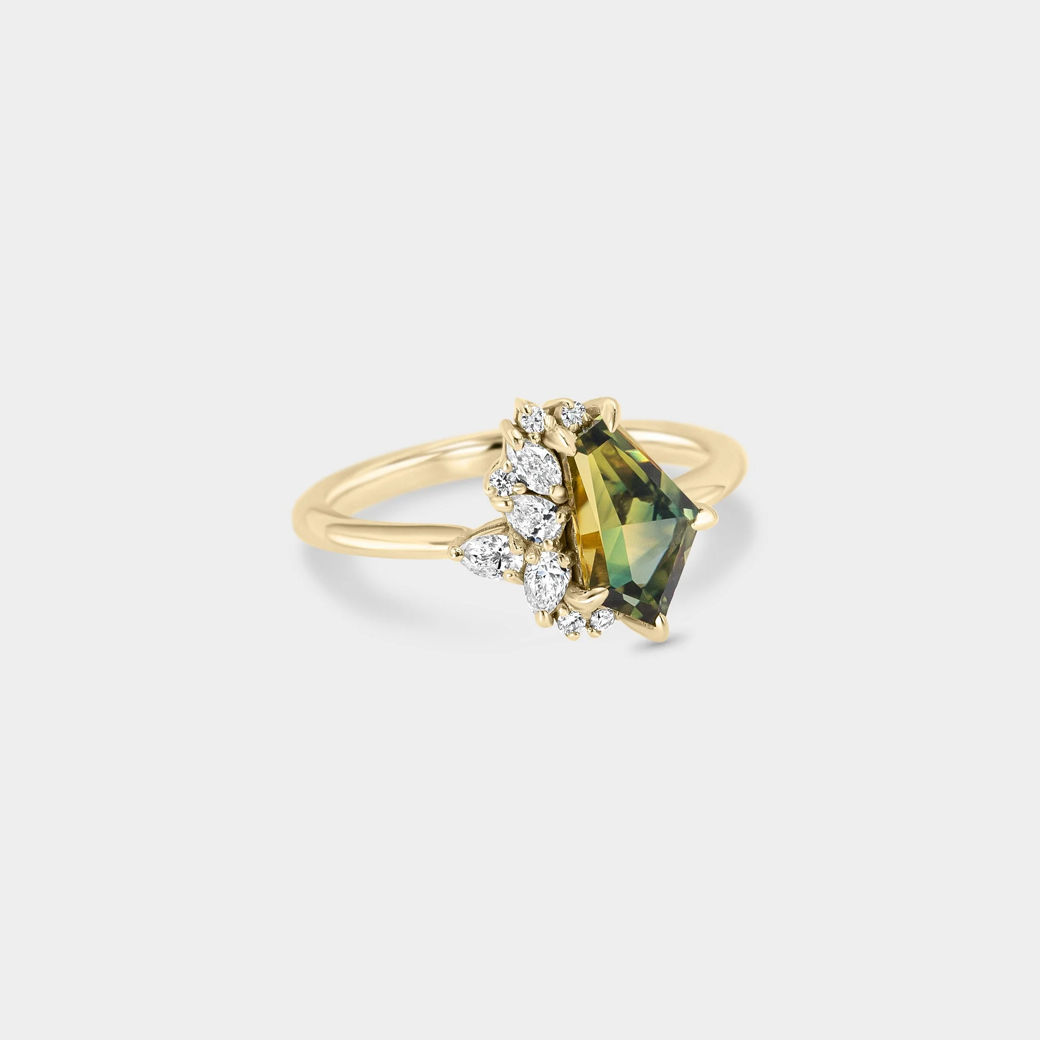 1.49ct Irregular Cluster of Parti Sapphire - Image 2