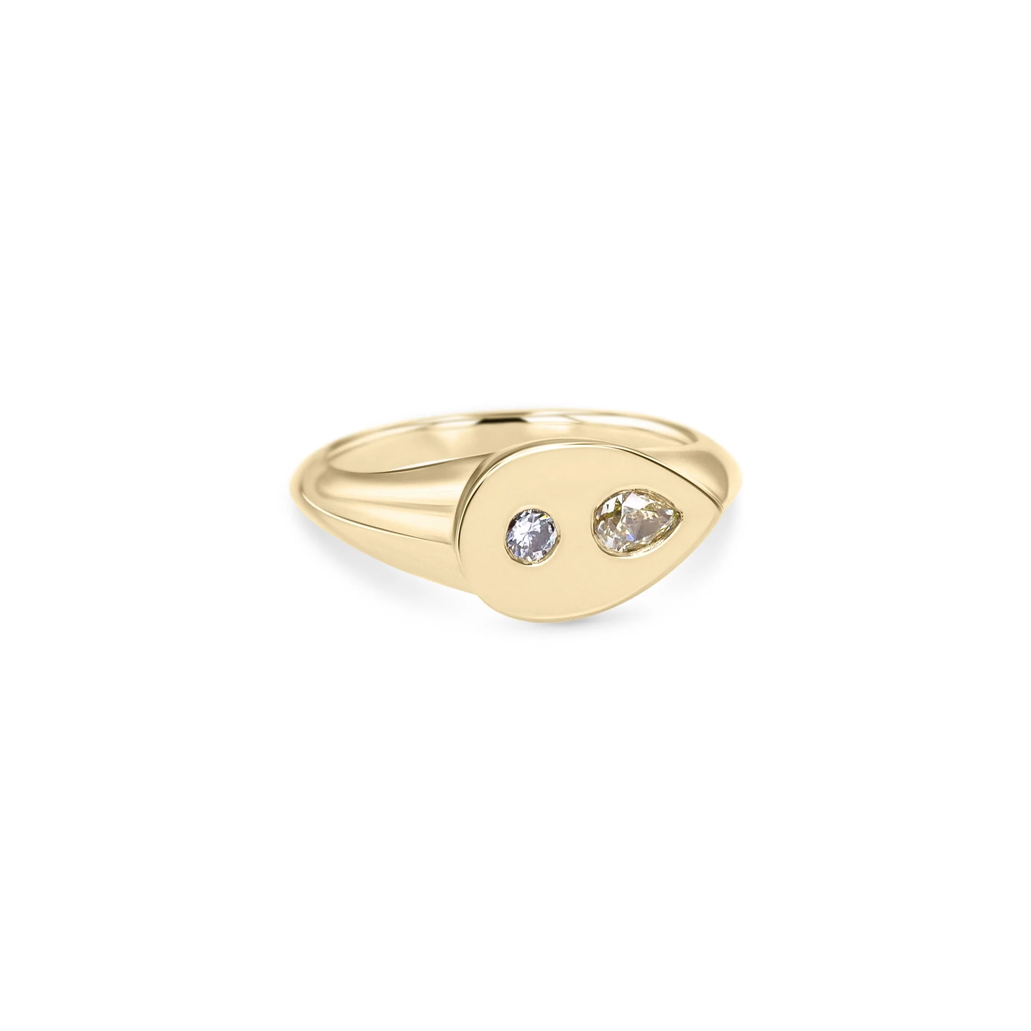 04⌇Pear Signet of Diamond