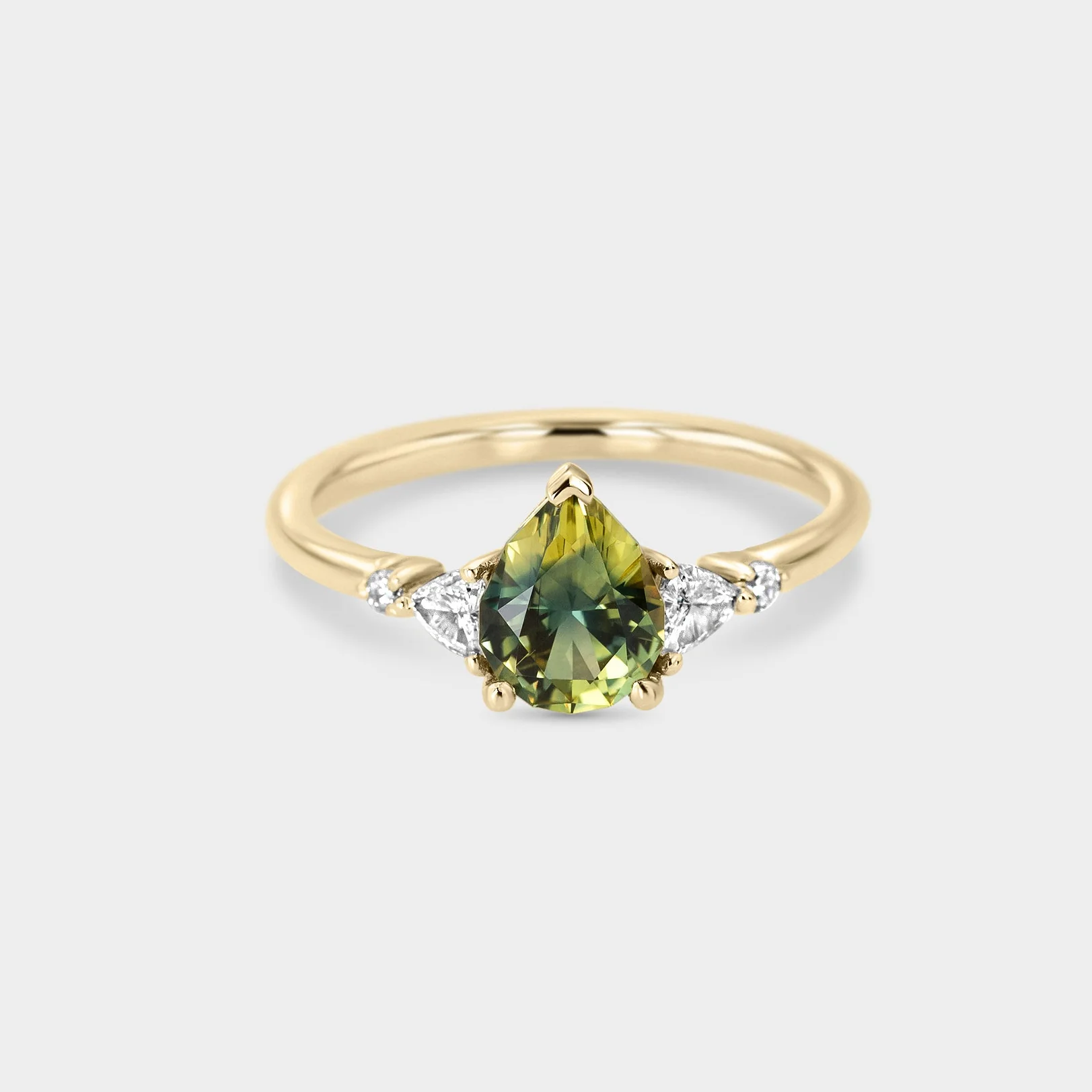 1.53ct Five Stone of Sapphire & Diamond