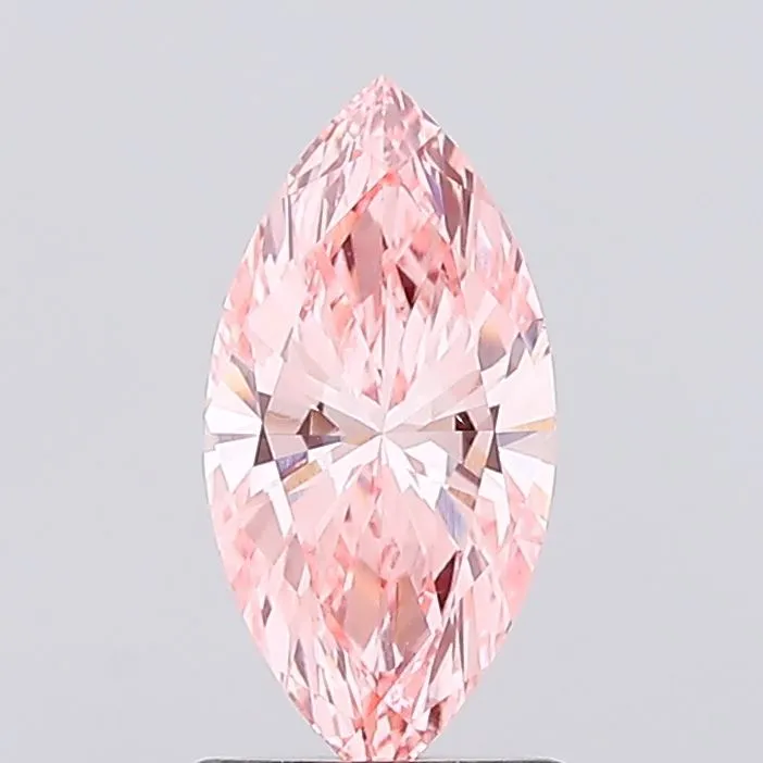 1.00ct Marquise Lab Grown Diamond (Colour Fancy Vivid Pink, Clarity VS1, IGI Certified)