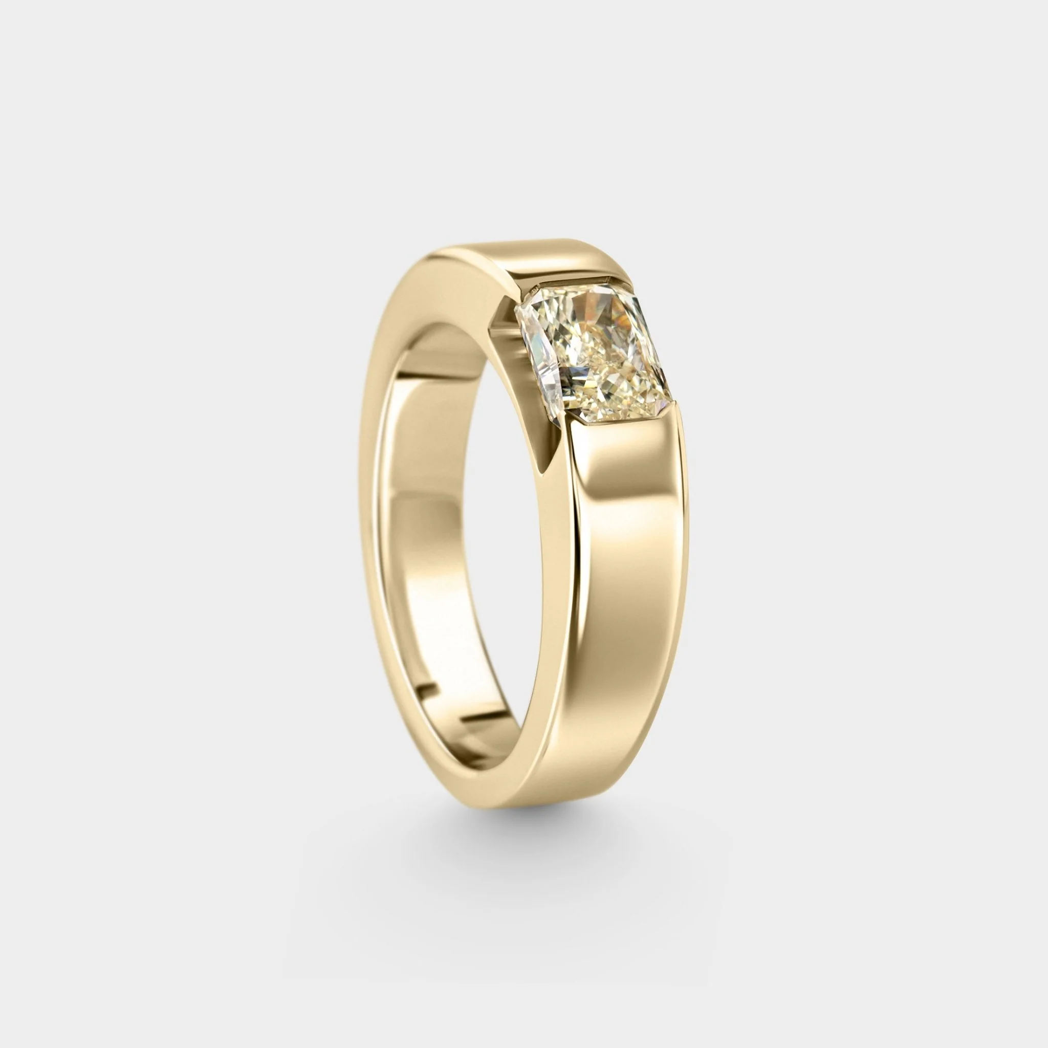 1.06ct Semi-Tension Radiant Set