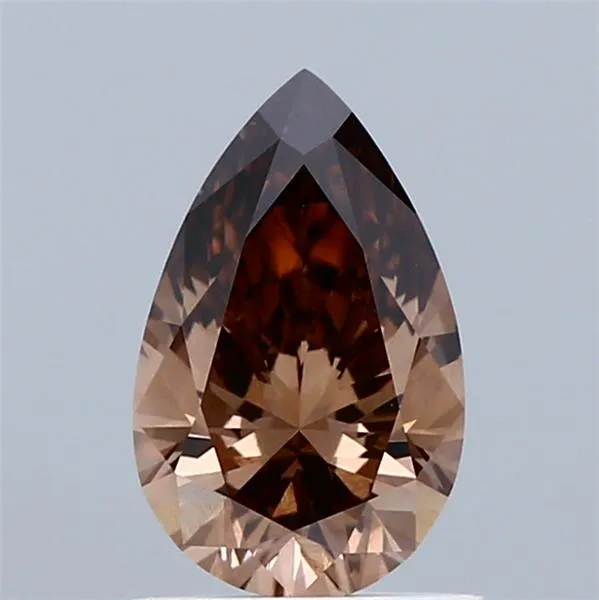 1.10ct Pear Lab Grown Diamond (Colour Fancy Deep Brown, Clarity VS1, IGI Certified)