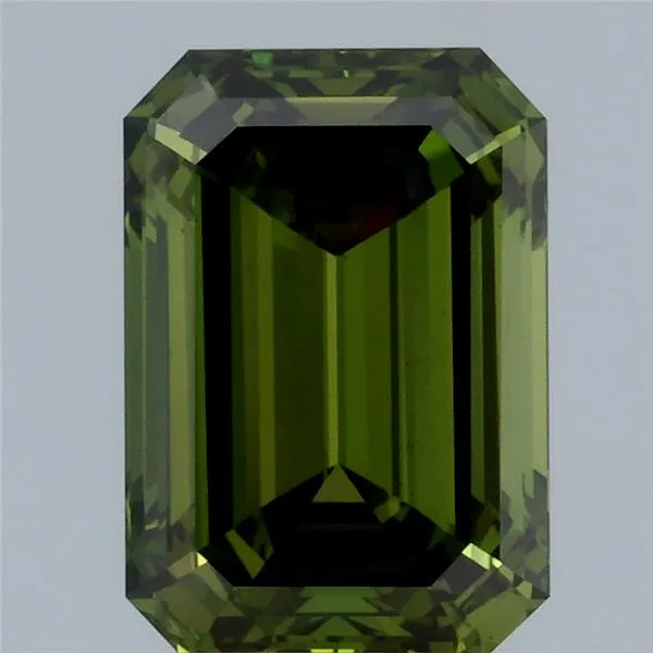 1.51ct Emerald Lab Grown Diamond (Colour Fancy Vivid Green, Clarity VS2, IGI Certified)