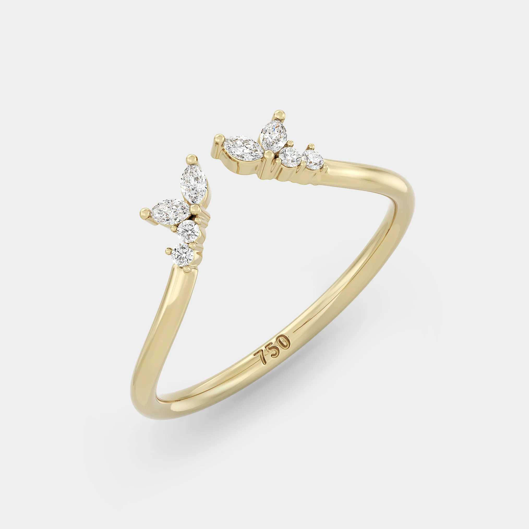 Split Crown of Marquise & Round - Image 2
