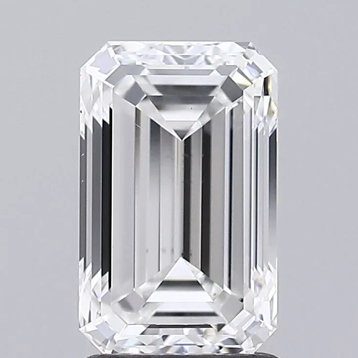 2.02ct Emerald Lab Grown Diamond (Colour D, Clarity VS2, IGI Certified)