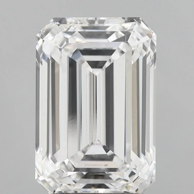 3.00ct Emerald Lab Grown Diamond (Colour D, Clarity VVS2, IGI Certified)