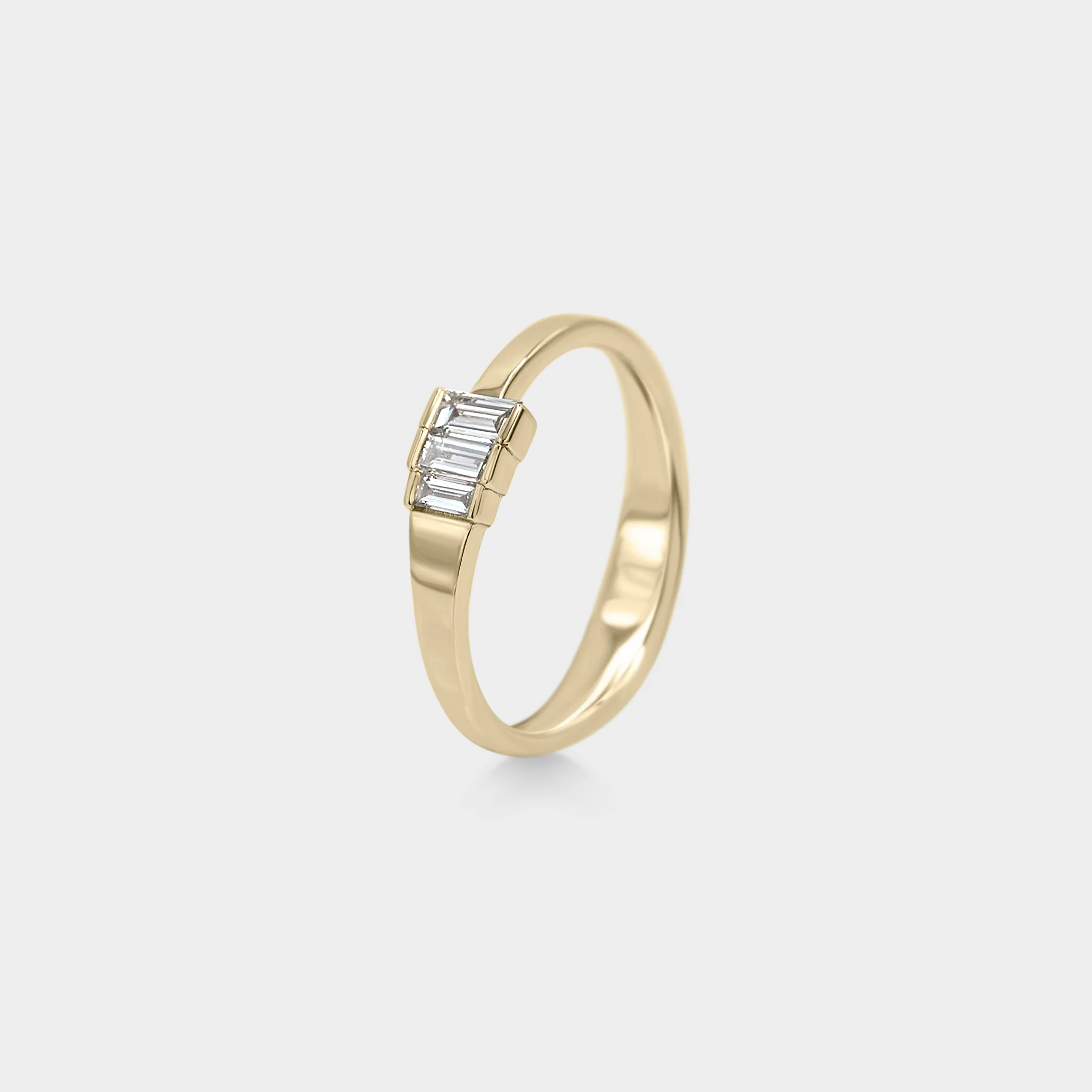 Baguette Tapered of White Diamond