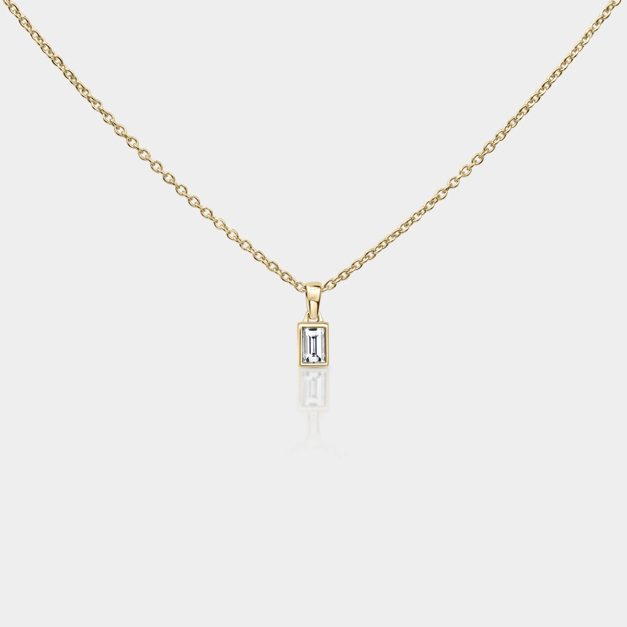 Fine Baguette Pendant