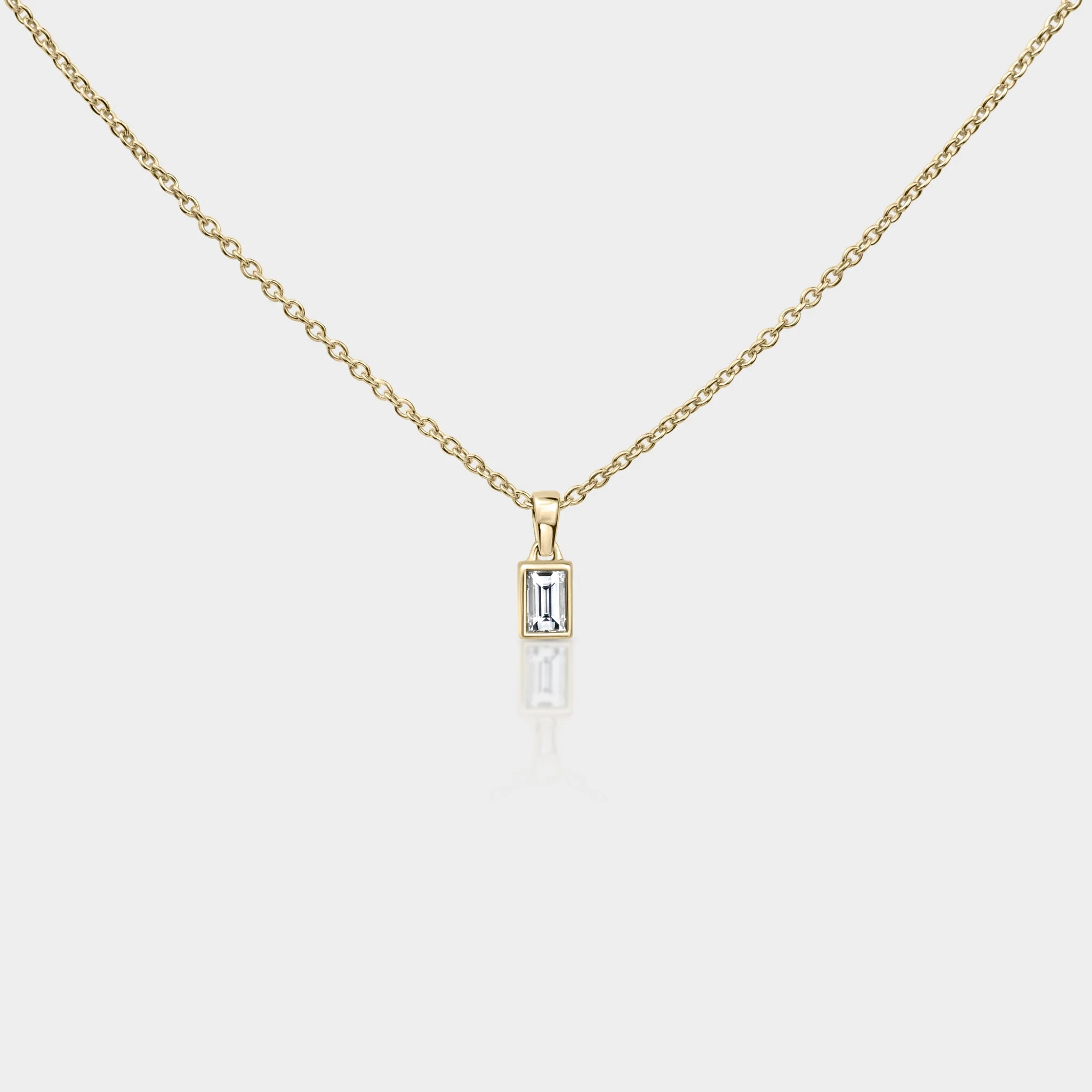 Fine Baguette Pendant - Image 2