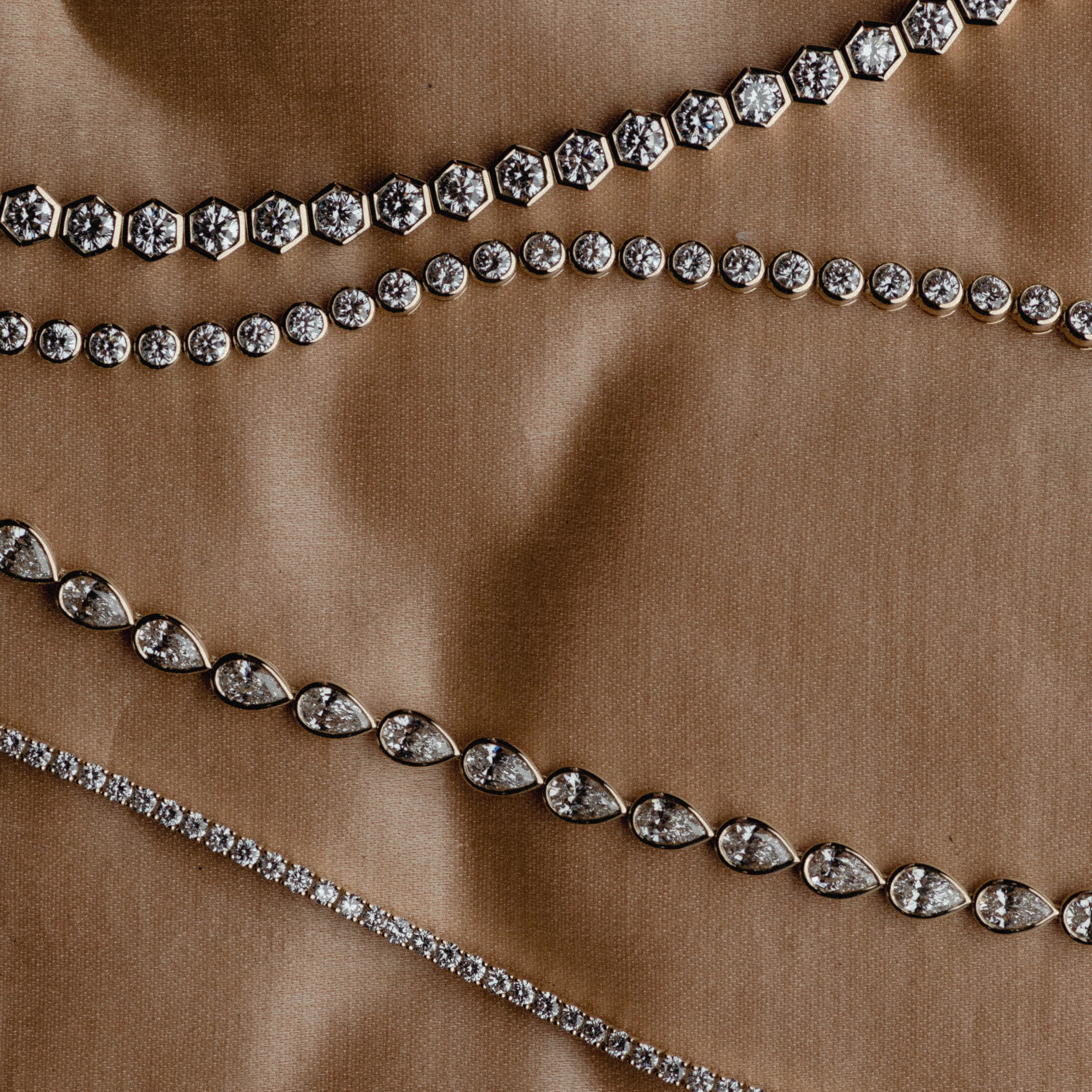 Fine Round Diamond Tennis Bracelet - Image 4