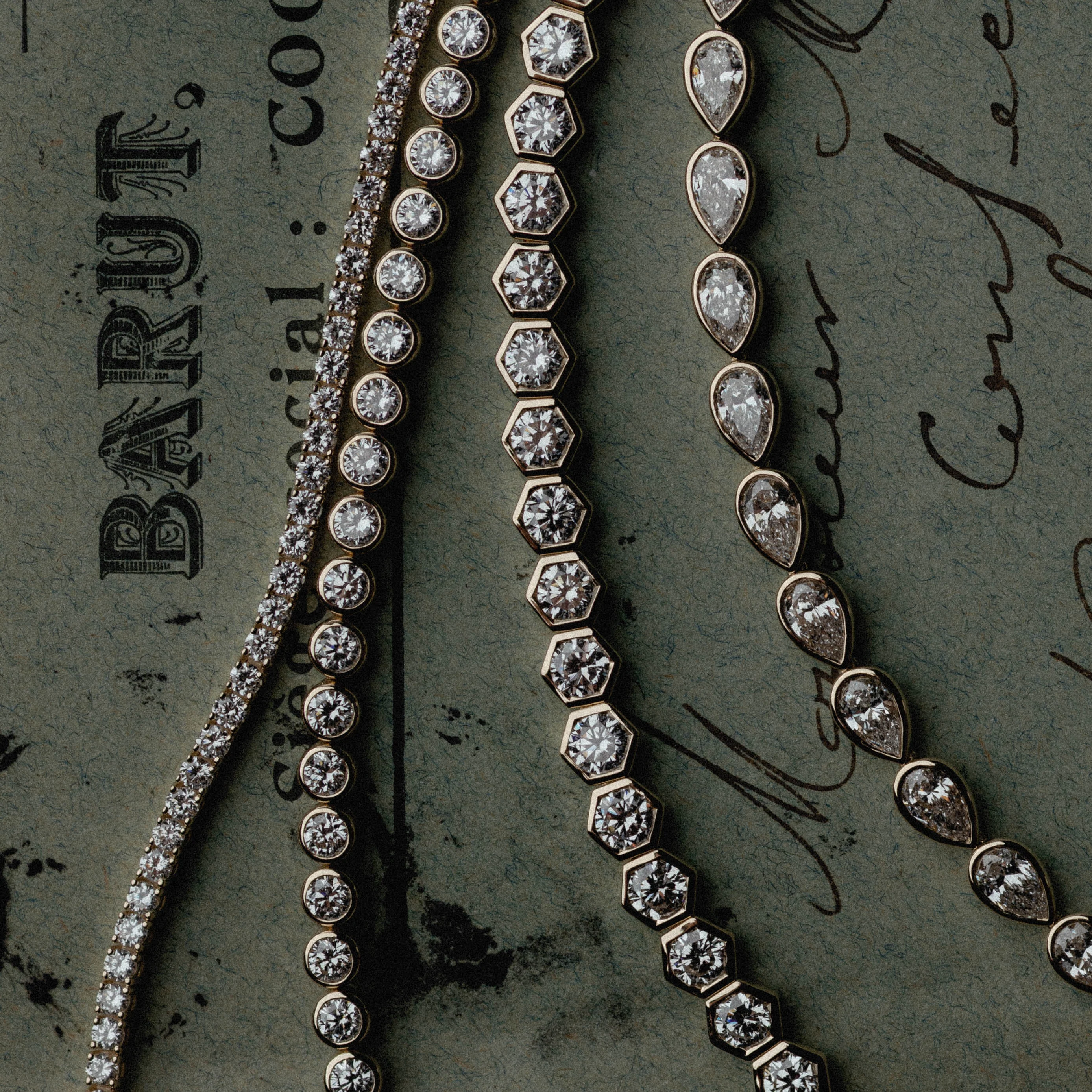 Fine Round Diamond Tennis Bracelet - Image 5