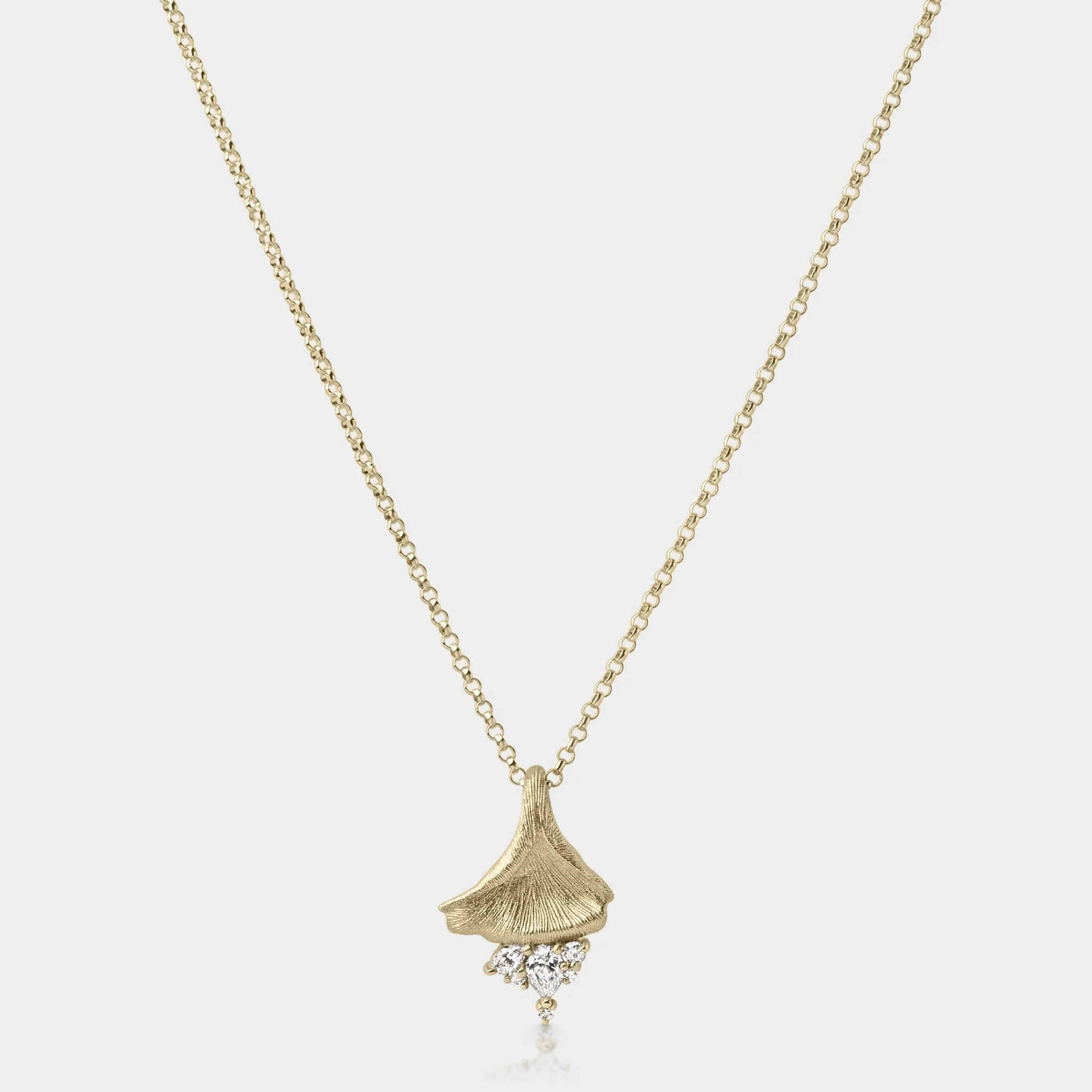 Floral Diamond Pendant