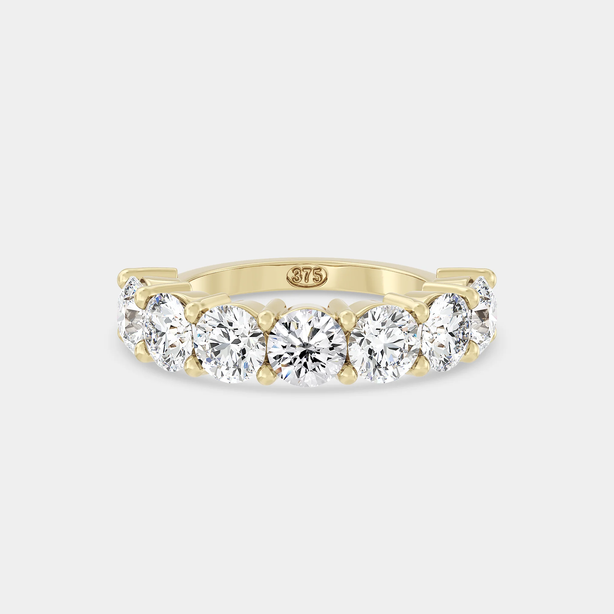 Half Band of Round Diamond