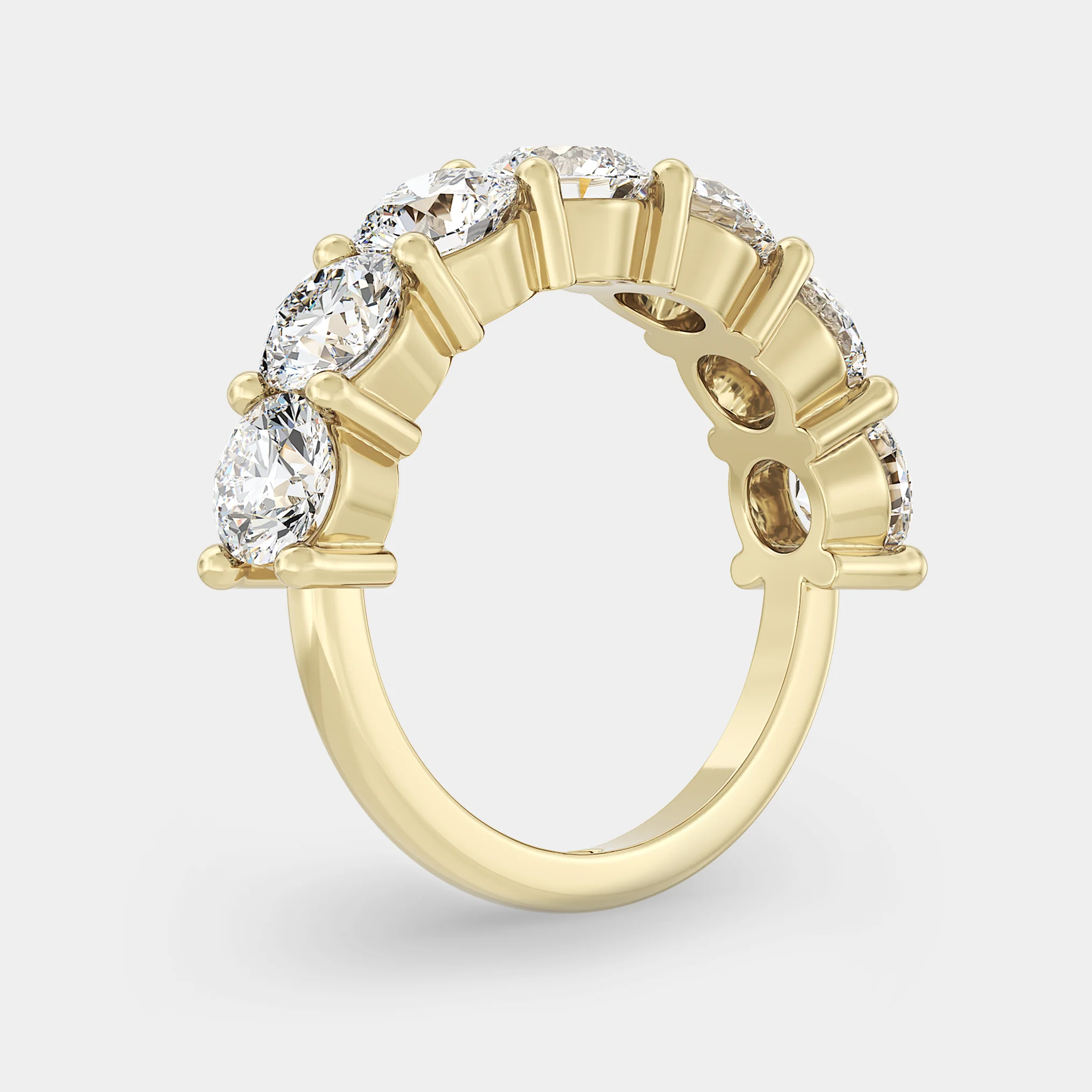 Half Band of Round Diamond - Image 2
