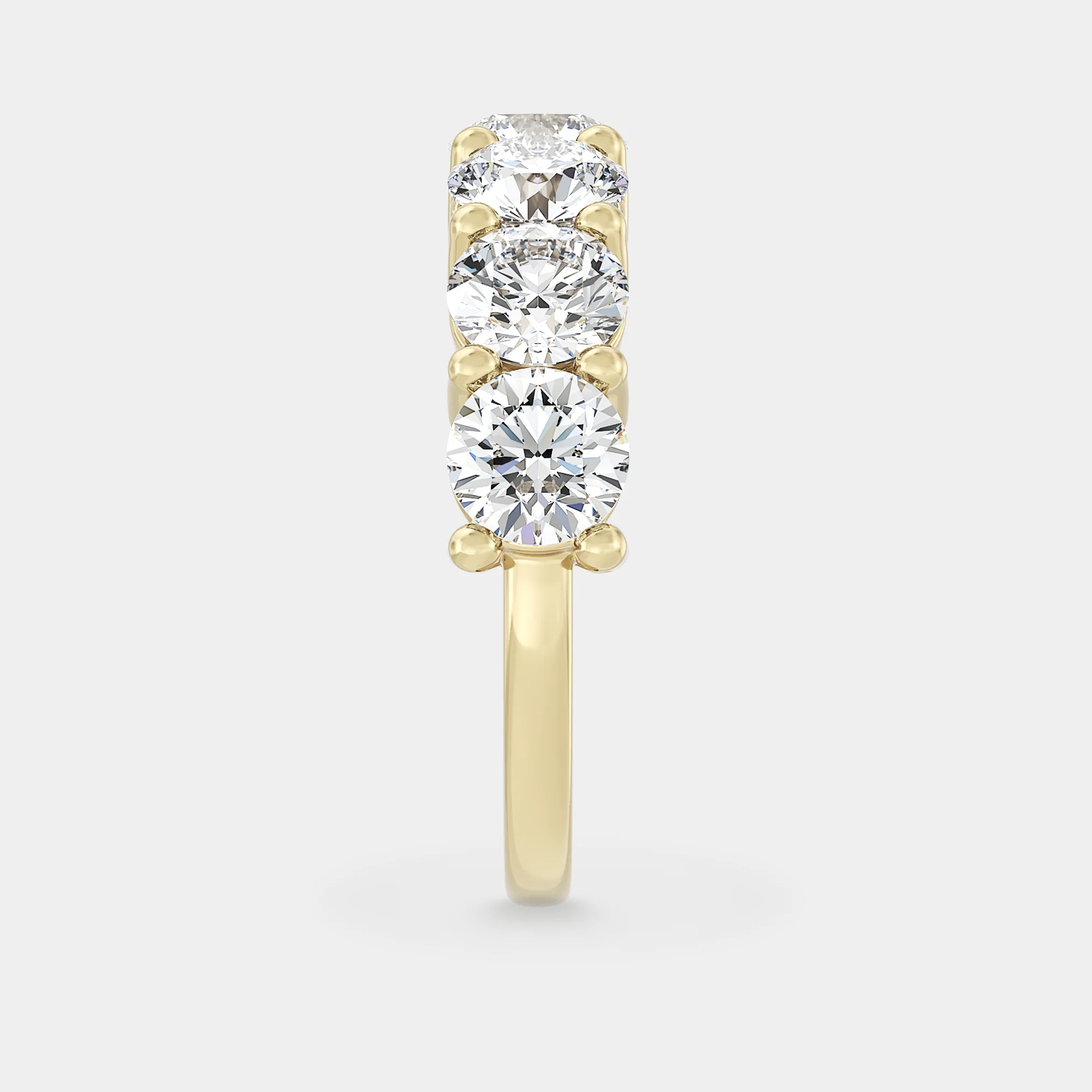 Half Band of Round Diamond - Image 3