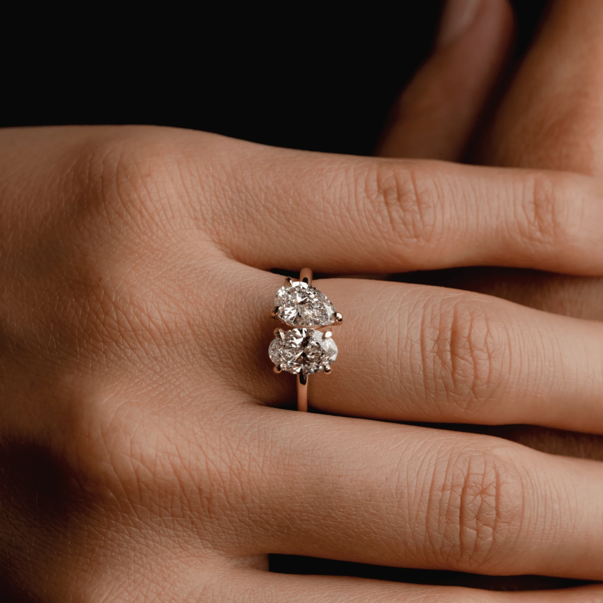 Toi Et Moi | Lab Grown Pear & Oval - Image 4