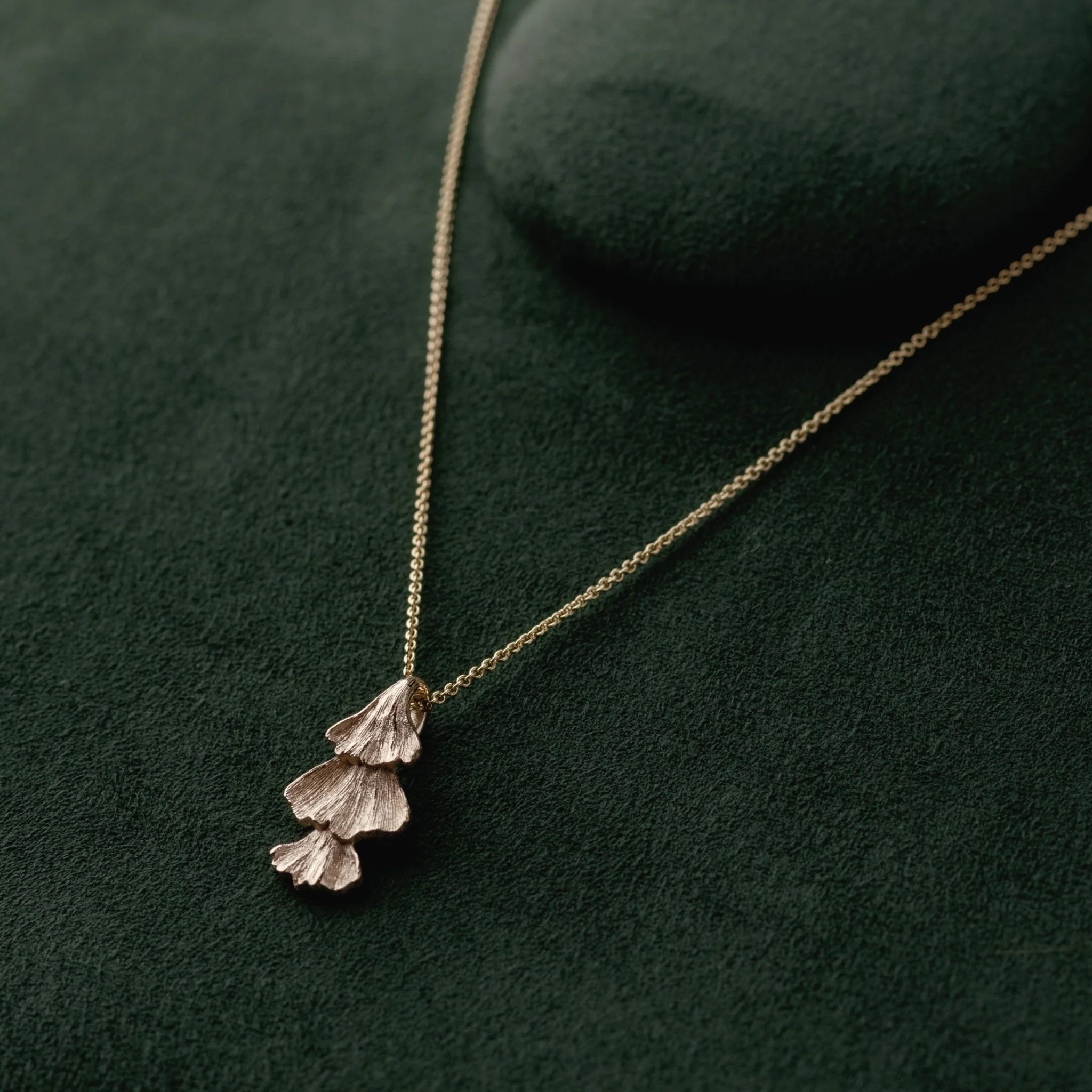 Tri-Ginkgo Pendant - Image 4