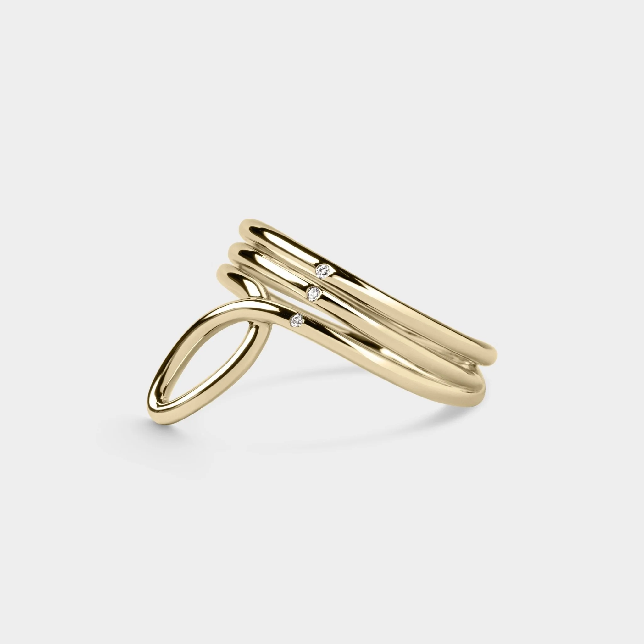 Twisted Loop w/ Diamond - Image 2