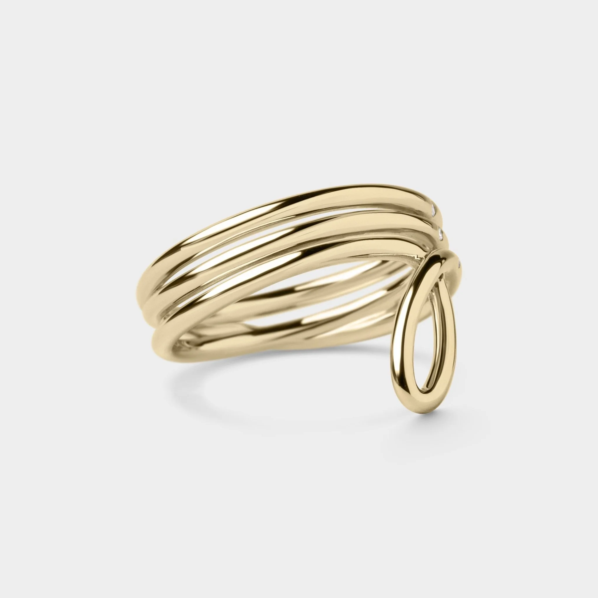 Twisted Loop w/ Diamond - Image 3