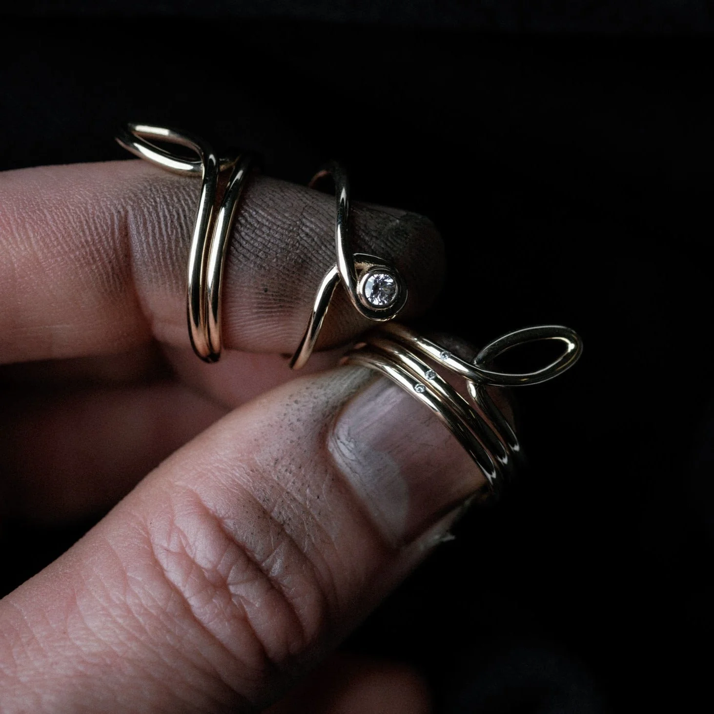 Twisted Loop w/ Diamond - Image 5